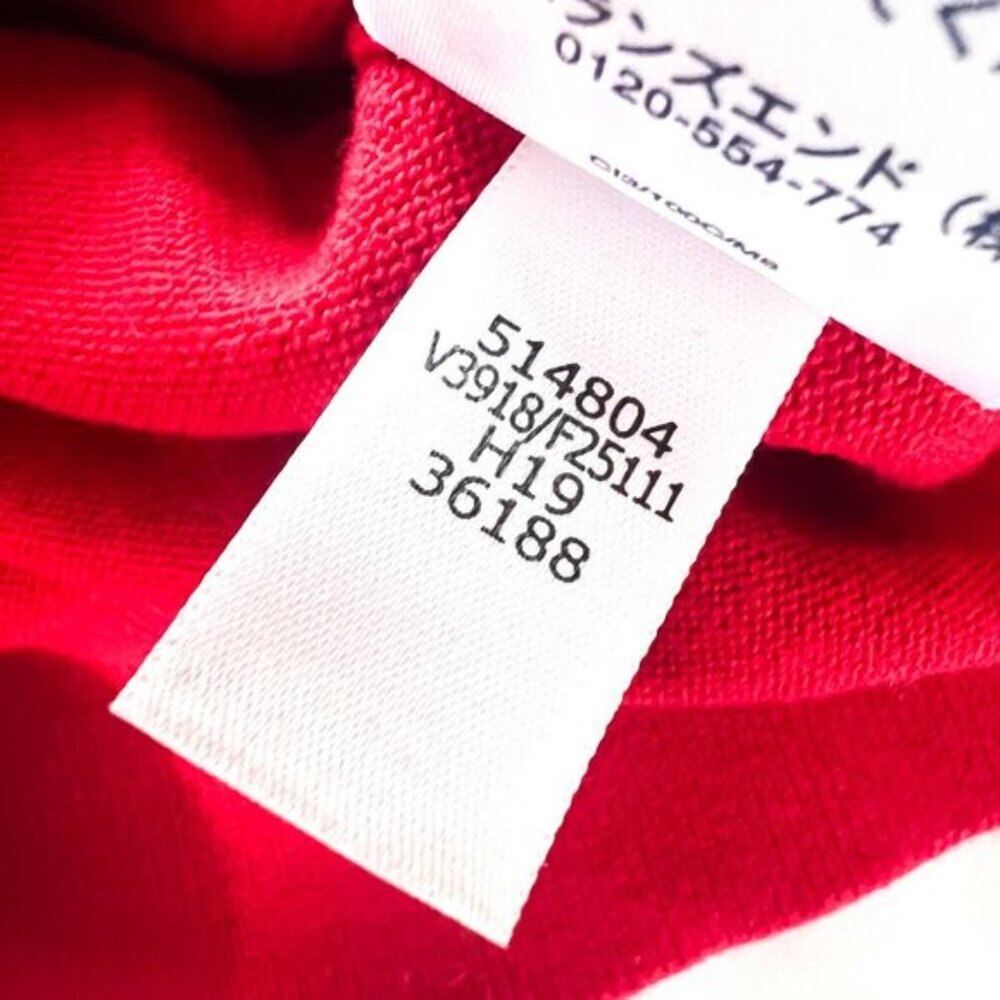Lands' End Christmas Holiday Dog Wreath Red Sweater Pet Lovers | Knit Festive S - Picture 10 of 10